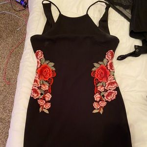 professional embroidered dress